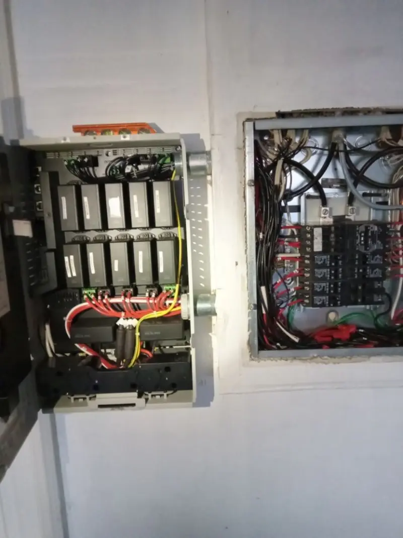 Electrical panel upgrade completed for Ring Doorbell Installation in Colonial Heights